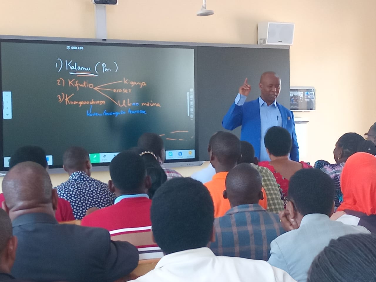 Community members attending an ETETA training event